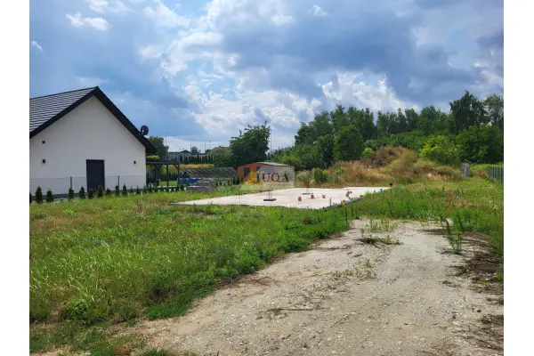 średzki, Środa Śląska, Rakoszyce, Działka budowlana z fundamentem |1000 m2 | Dom 100 m2 | Rakoszyce